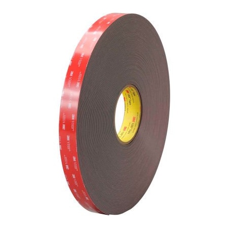 Box Packaging 3M 4979F Double Sided VHB Acrylic Foam Tape 1" x 5 Yds. 62 Mil Black VHB497901R
